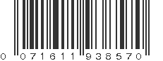 UPC 071611938570