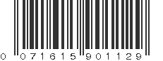 UPC 071615901129