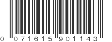 UPC 071615901143