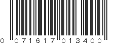 UPC 071617013400