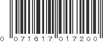 UPC 071617017200