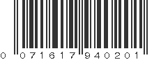 UPC 071617940201
