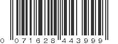 UPC 071628443999