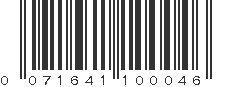 UPC 071641100046