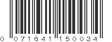 UPC 071641150034