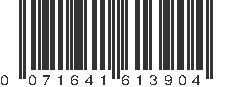 UPC 071641613904