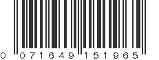 UPC 071649151965