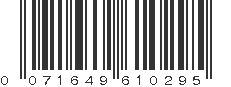 UPC 071649610295