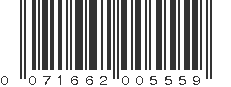 UPC 071662005556