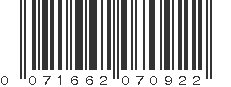 UPC 071662070922
