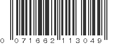 UPC 071662113049