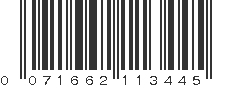 UPC 071662113445