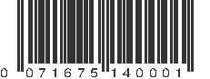 UPC 071675140001