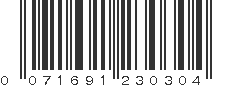 UPC 071691230304