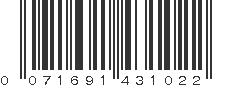 UPC 071691431022