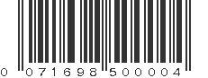 UPC 071698500004