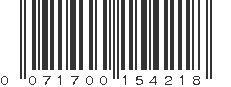 UPC 071700154218