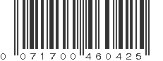 UPC 071700460425
