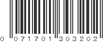 UPC 071701303202