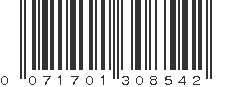 UPC 071701308542