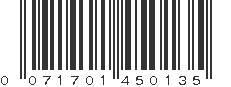 UPC 071701450135