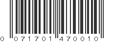 UPC 071701470010