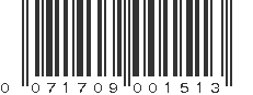 UPC 071709001513