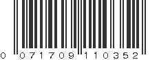 UPC 071709110352