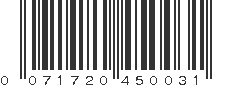 UPC 071720450031