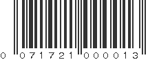 UPC 071721000013