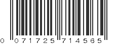 UPC 071725714565