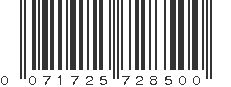 UPC 071725728500