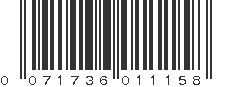 UPC 071736011158