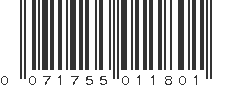 UPC 071755011801