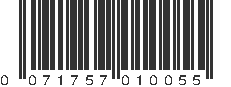 UPC 071757010055