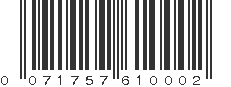 UPC 071757610002