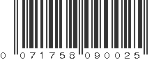 UPC 071758090025