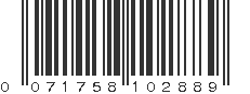 UPC 071758102889