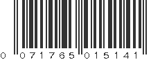 UPC 071765015141