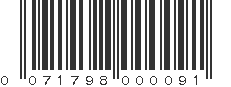 UPC 071798000091