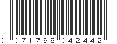 UPC 071798042442