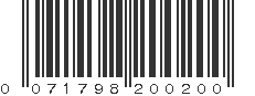 UPC 071798200200