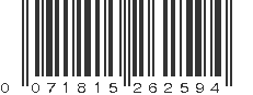 UPC 071815262594
