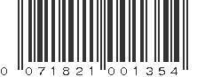 UPC 071821001354