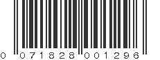 UPC 071828001296