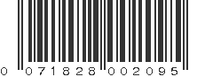 UPC 071828002095