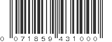 UPC 071859431000