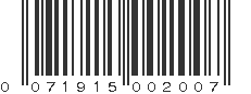 UPC 071915002007