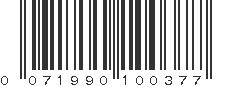 UPC 071990100377