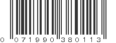 UPC 071990380113